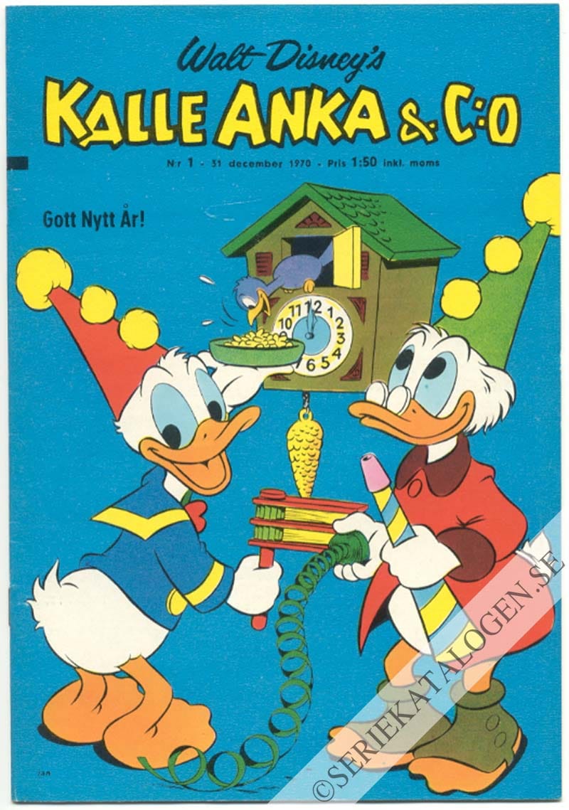 Framsida på Kalle Anka & C:o #1 (1971)