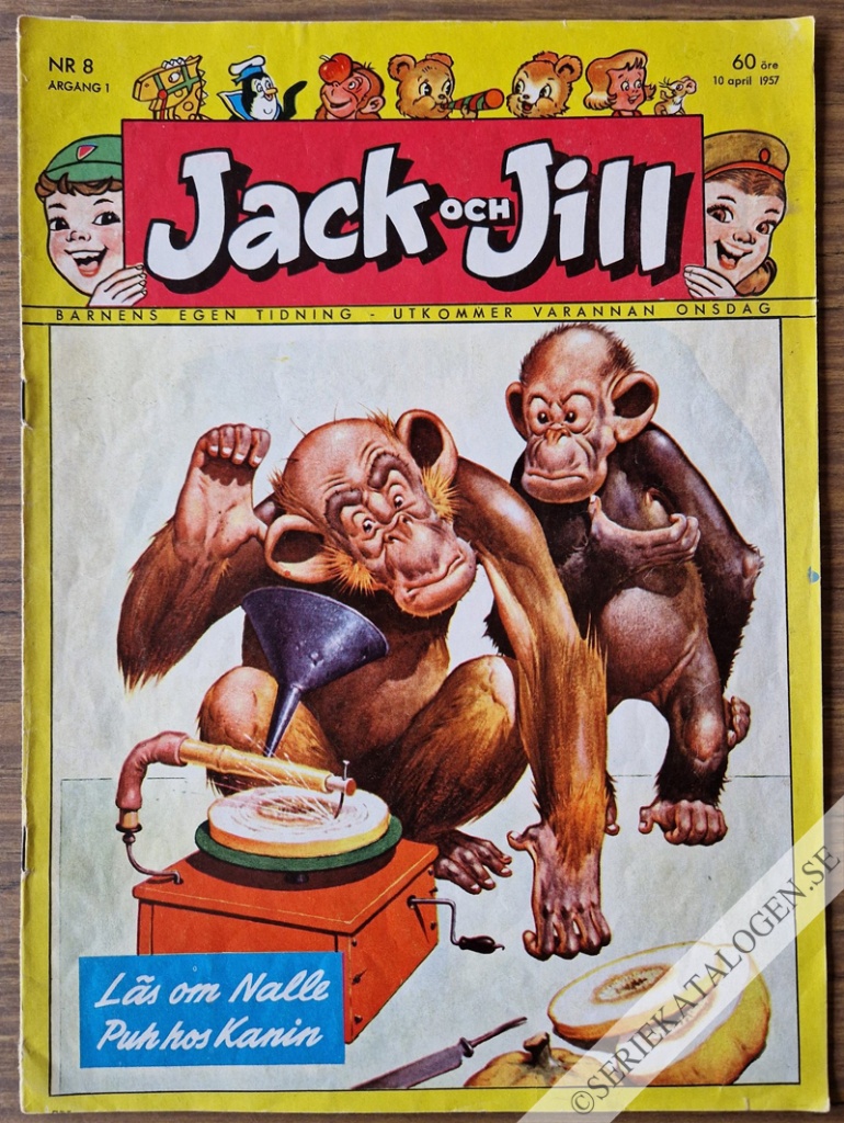 Framsida på Jack och Jill #8 (1957)