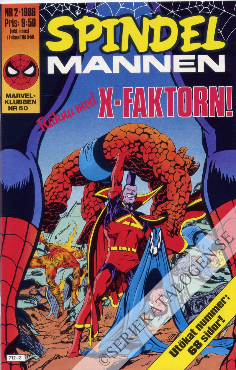 Framsida på Spindelmannen #2 (1986)