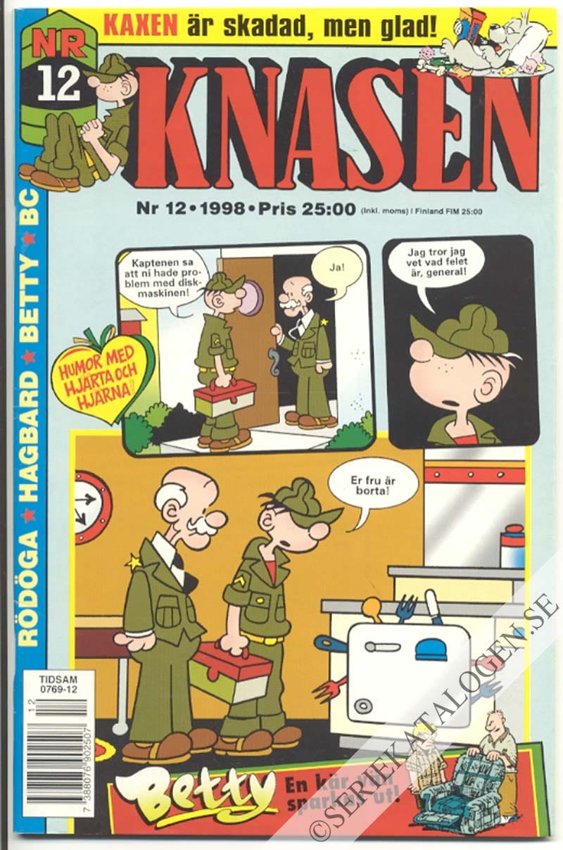 Framsida på Knasen #12 (1998)