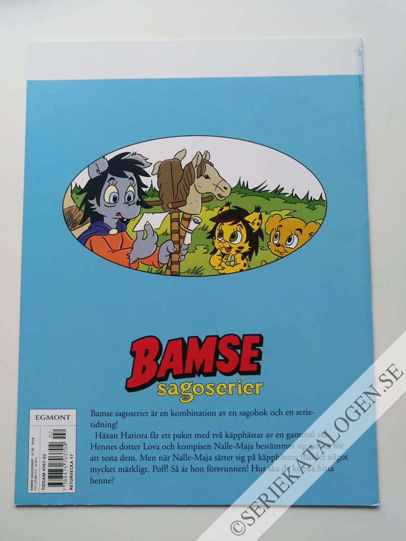 Baksida på Den vilda jakten på Nalle-Maja (2018)
