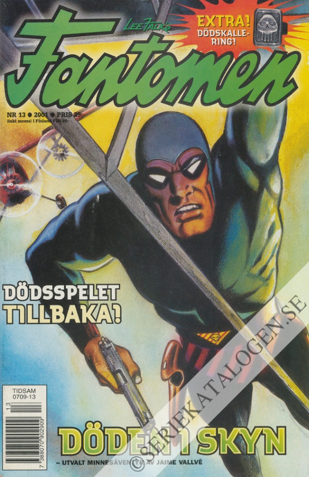 Framsida på Fantomen #13 (2002)