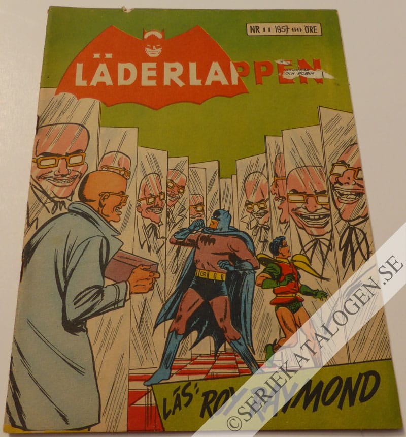 Framsida på Läderlappen och Robin #11 (1957)