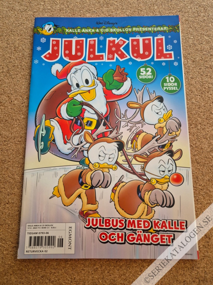 Framsida på Kalle Anka & C:o - Skollov #6 - Kalle Anka & C:o skollov presenterar: Julkul (2023)