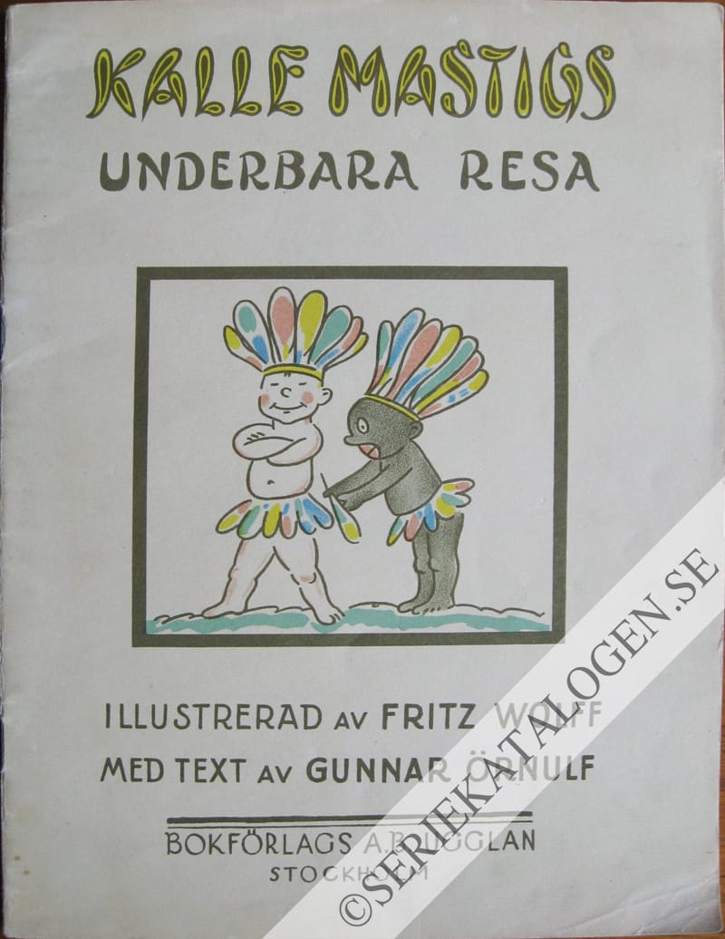 Framsida på Kalle Mastigs underbara resa # (1921)
