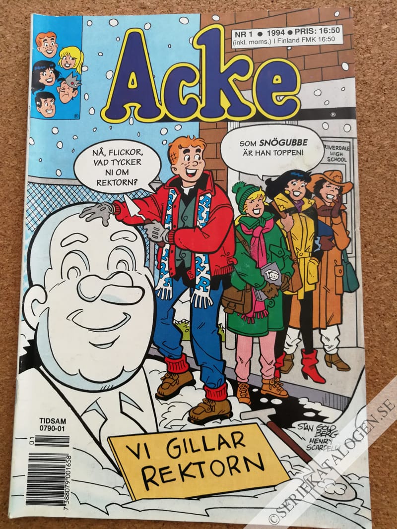 Framsida på Acke #1 (1994)