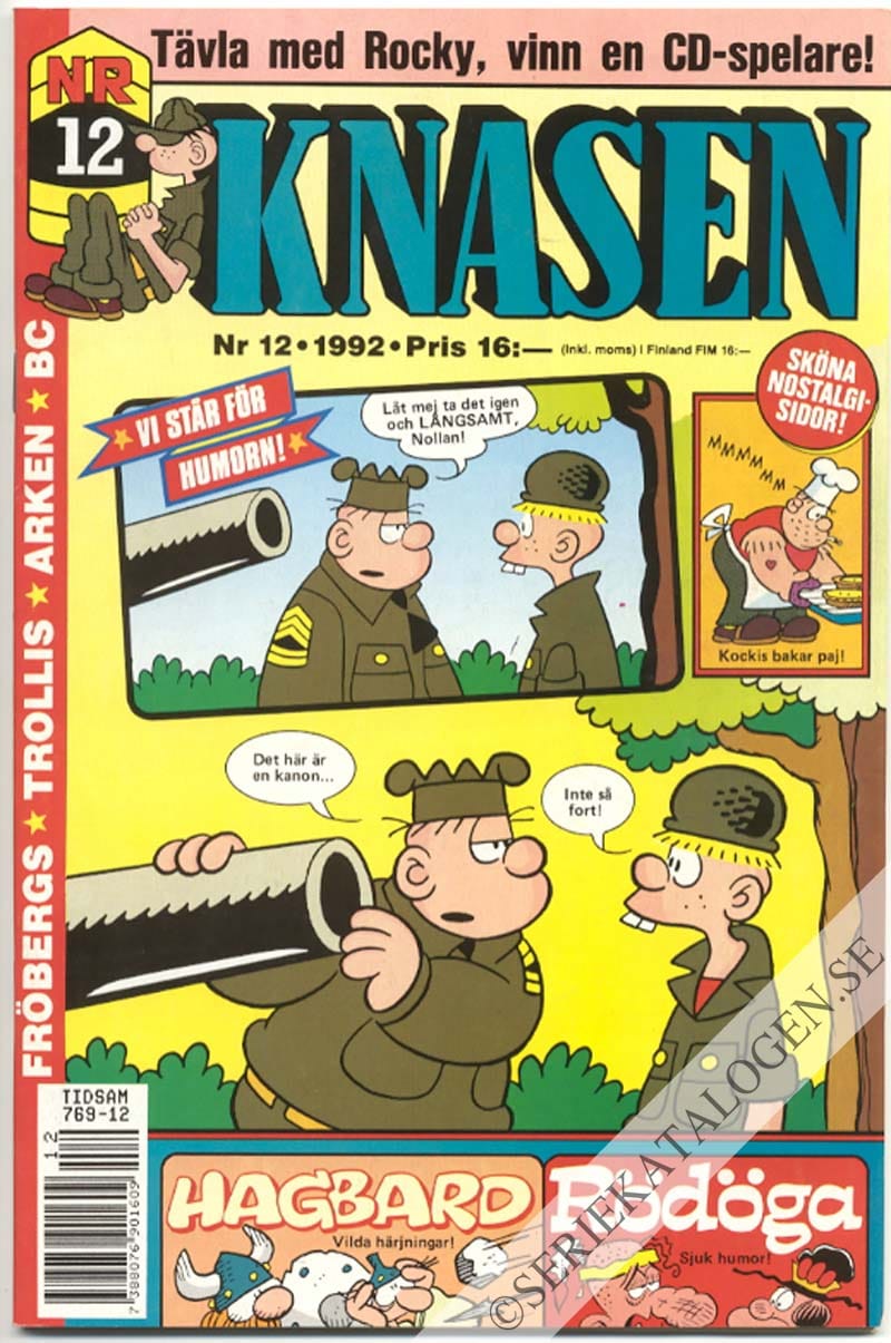 Framsida på Knasen #12 (1992)