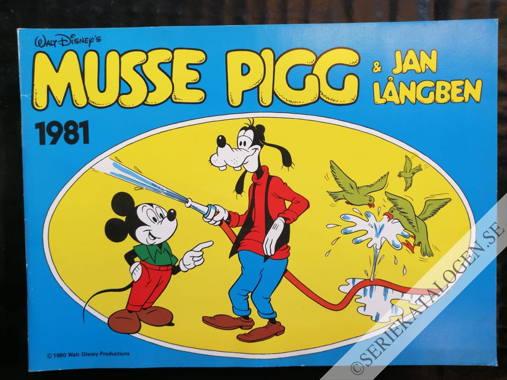 Framsida på Musse Pigg och Jan Långben # (1980)