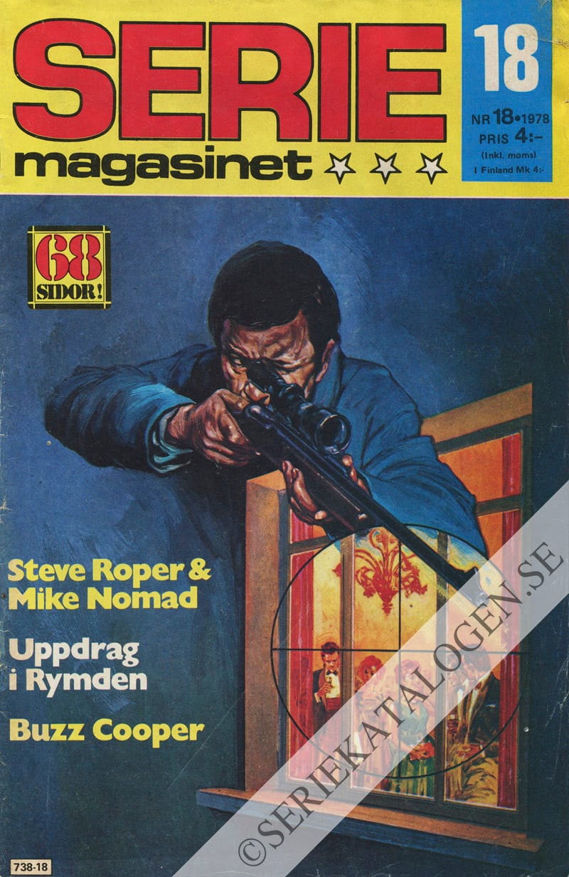 Framsida på Seriemagasinet #18 (1978)
