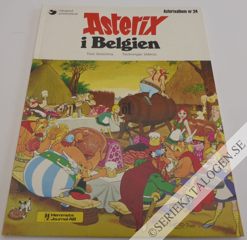Framsida på Asterix Asterix i Belgien (1979)
