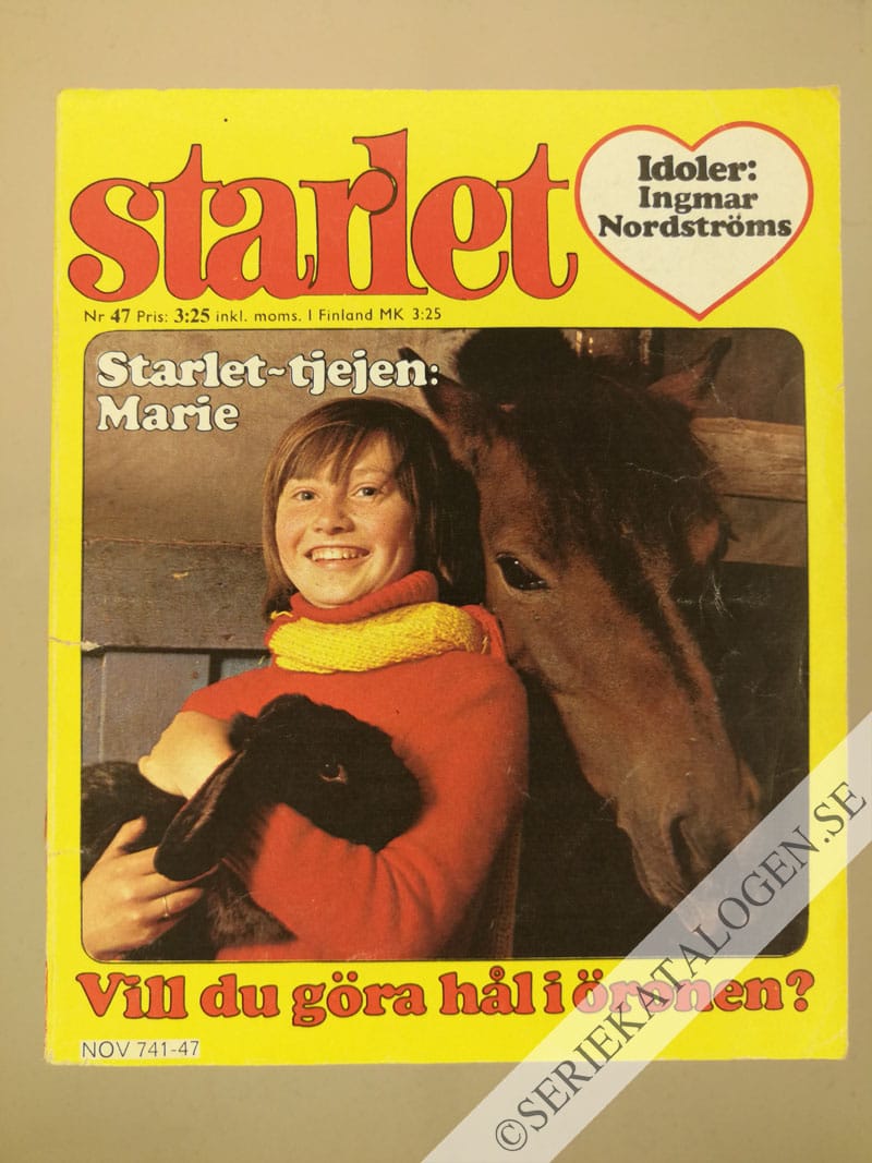 Framsida på Starlet #47 (1977)