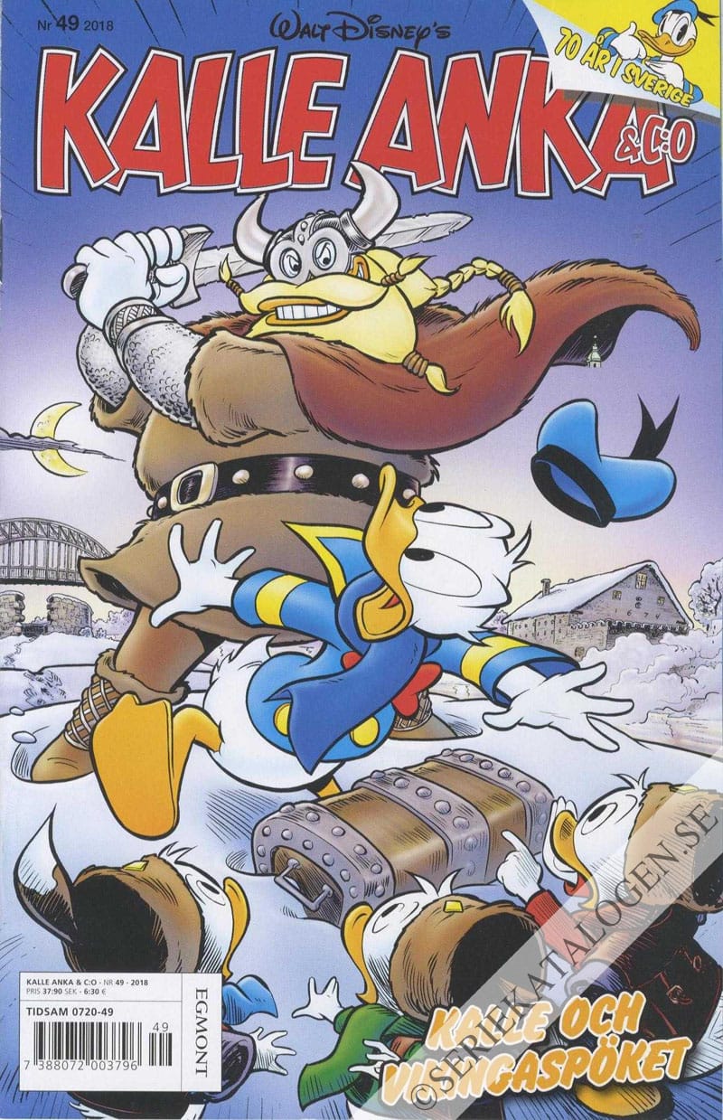 Framsida på Kalle Anka & C:o #49 (2018)