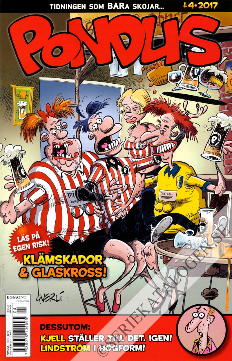 Framsida på Pondus #4 (2017)