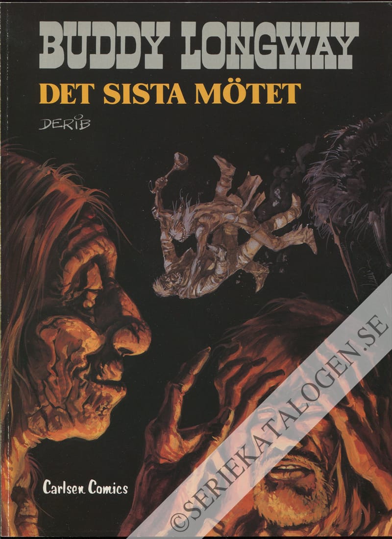 Framsida på Buddy Longways äventyr Det sista mötet (1988)