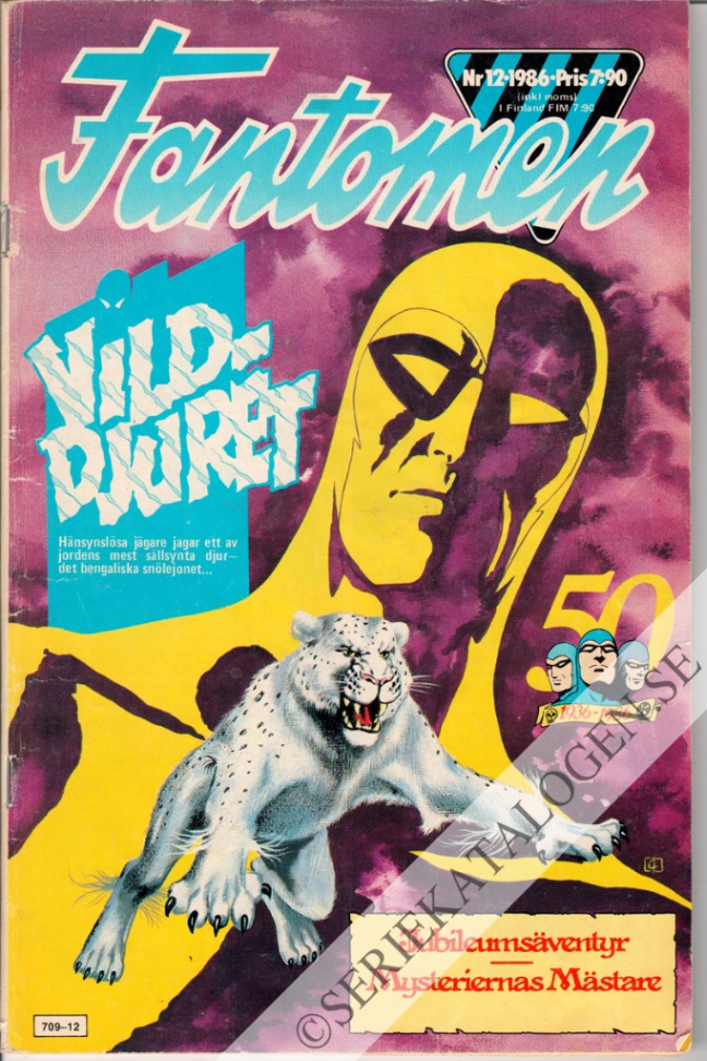 Framsida på Fantomen #12 (1986)