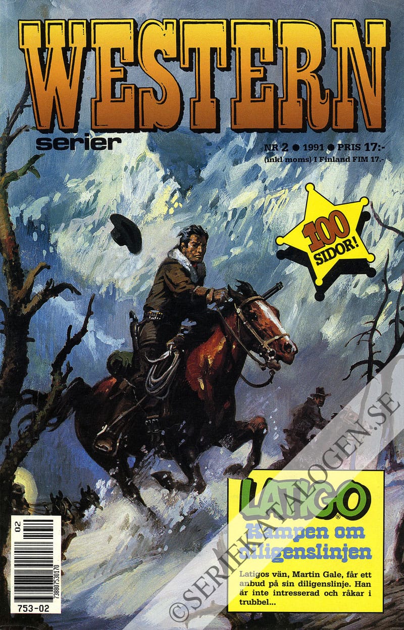 Framsida på Westernserier #2 (1991)