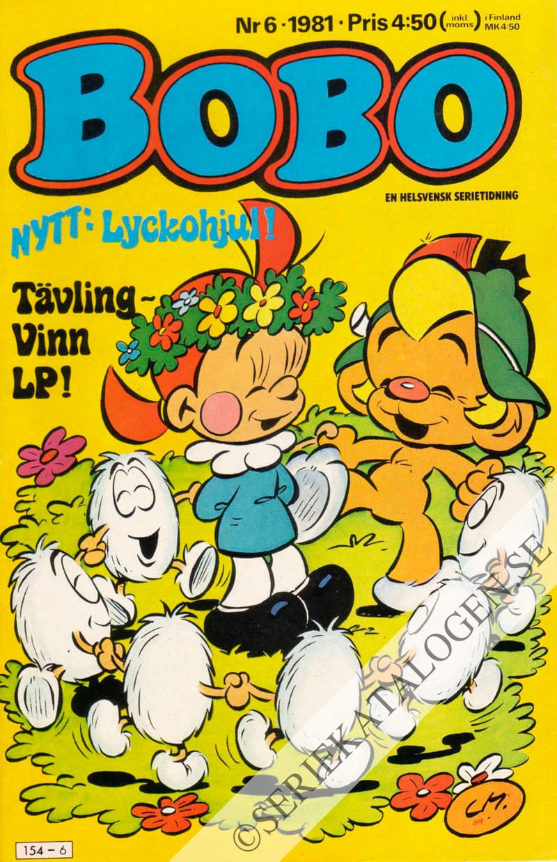 Framsida på Bobo #6 (1981)