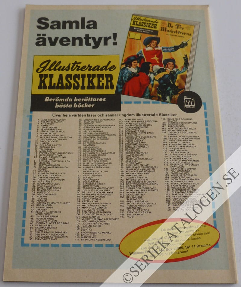 Baksida på Hunden Kruse och indianerna (1969)