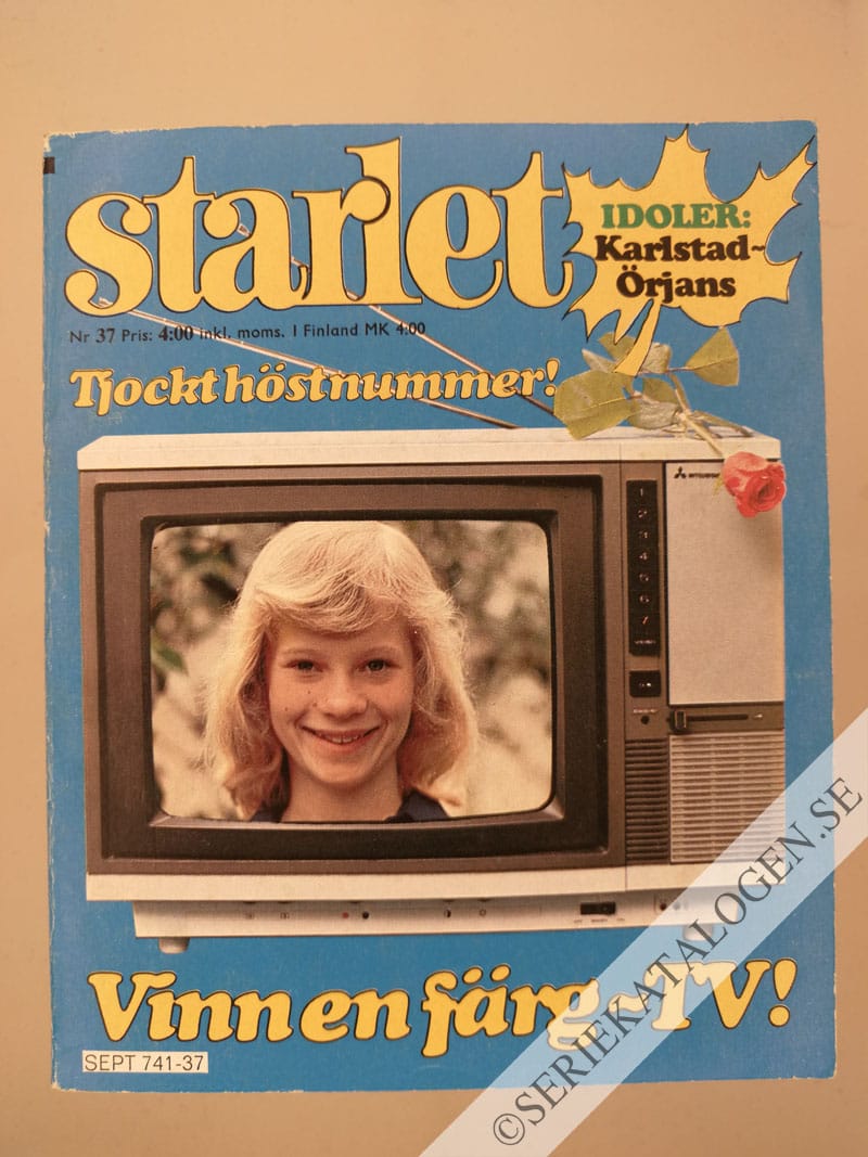 Framsida på Starlet #37 (1977)
