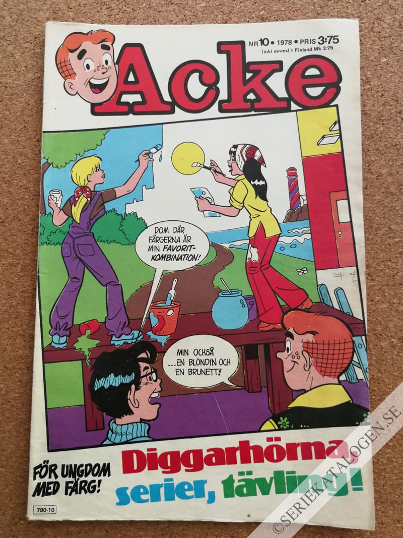Framsida på Acke #10 (1978)
