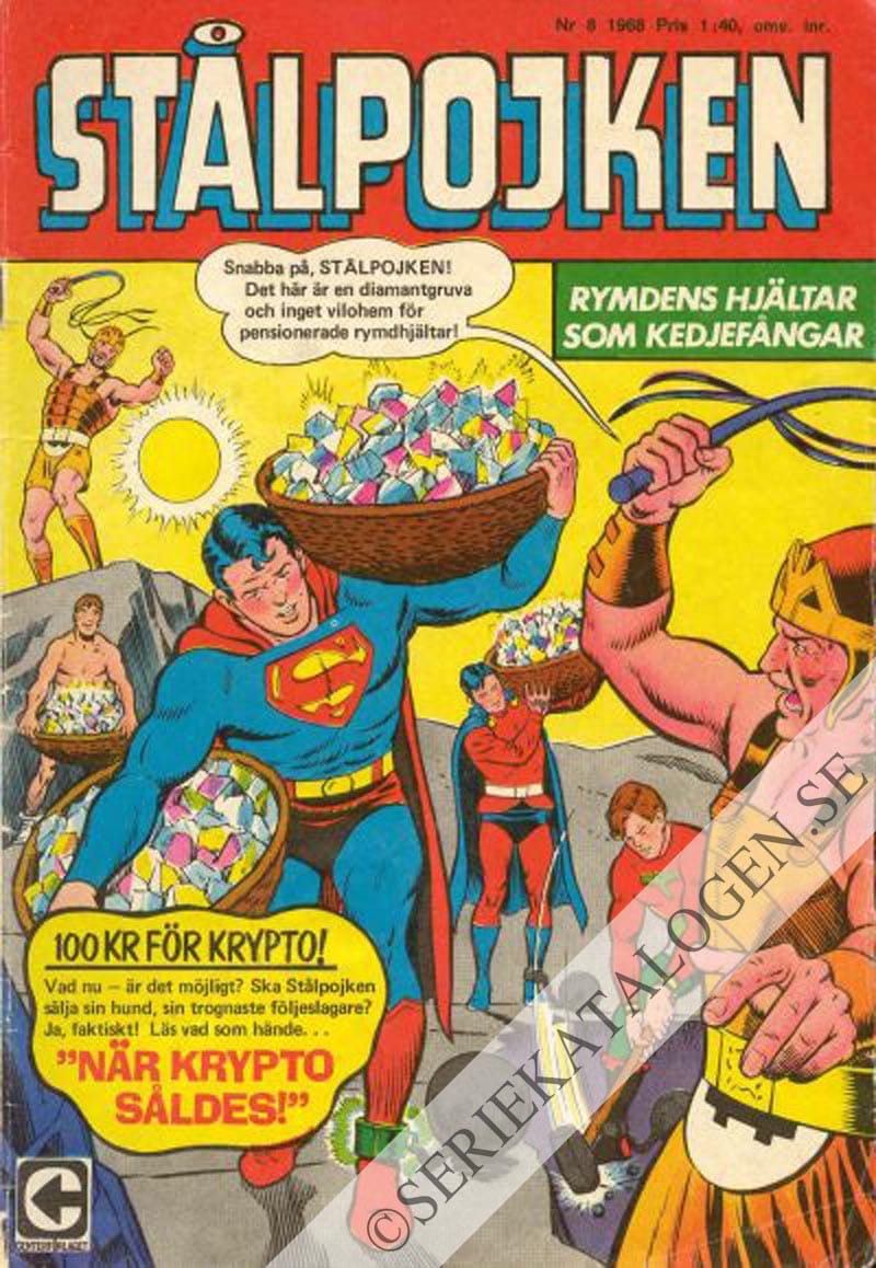 Framsida på Stålpojken #8 (1968)