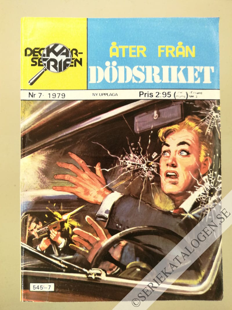 Framsida på Deckarserien Åter från dödsriket (1979)