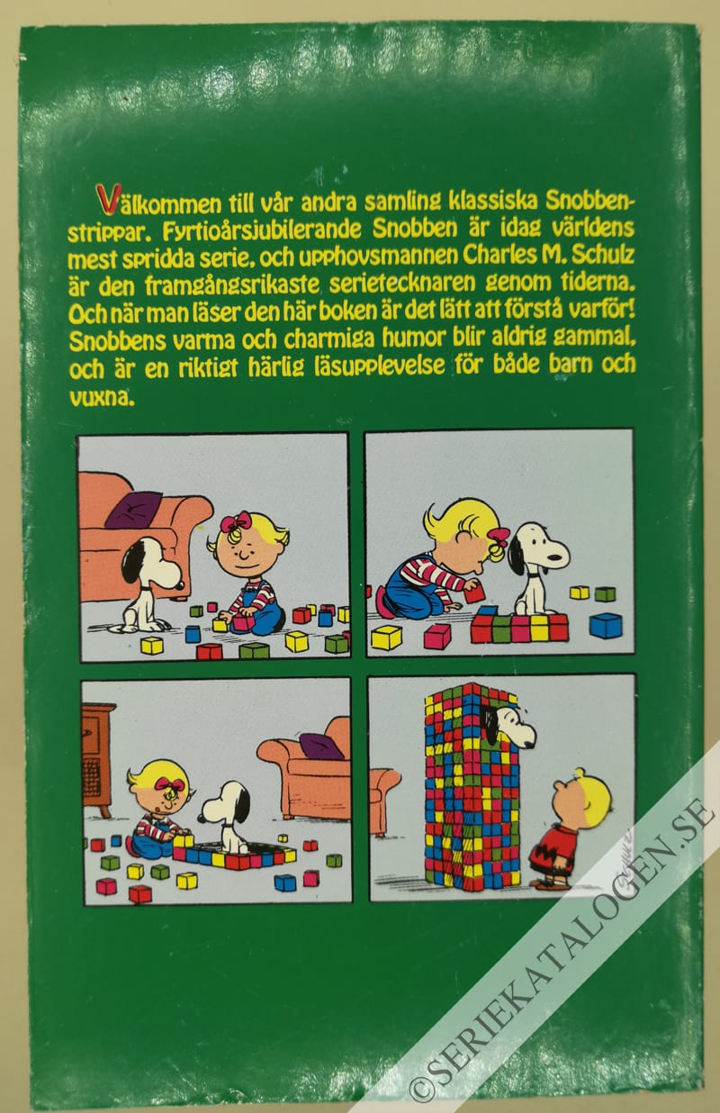 Baksida på Kom med och lek, Snobben! (1991)