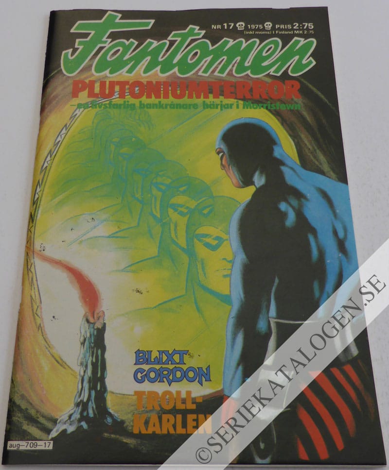 Framsida på Fantomen #17 (1975)