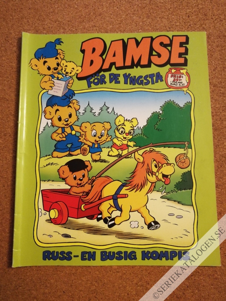 Framsida på Bamse för de yngsta Russ - en busig kompis (2019)
