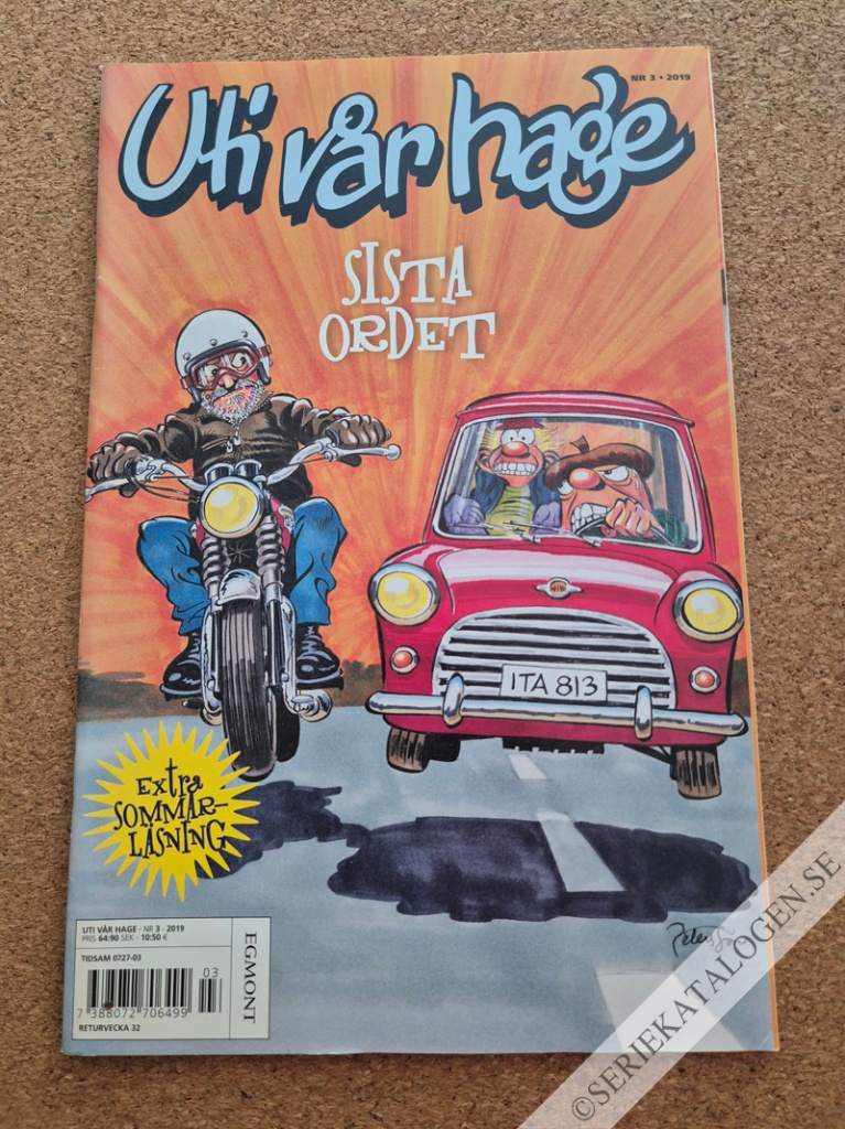Framsida på Uti vår hage #3 - Sista ordet (2019)