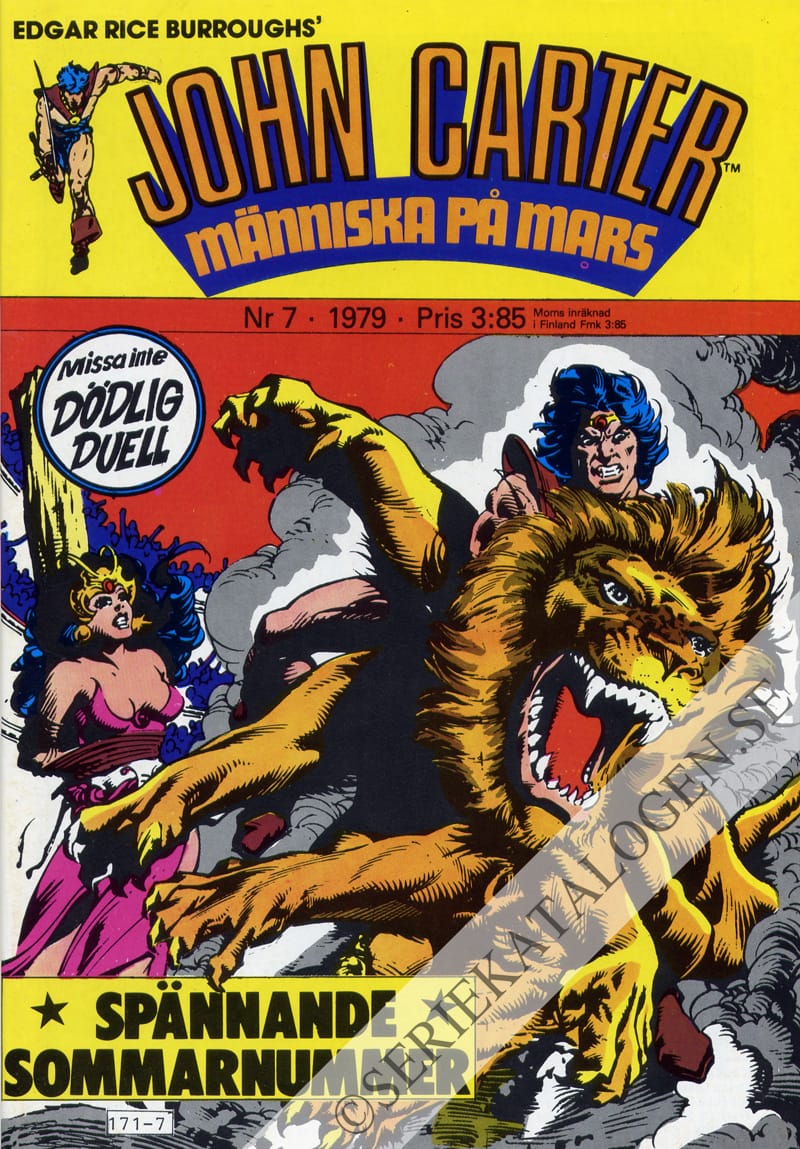 Framsida på John Carter #7 (1979)