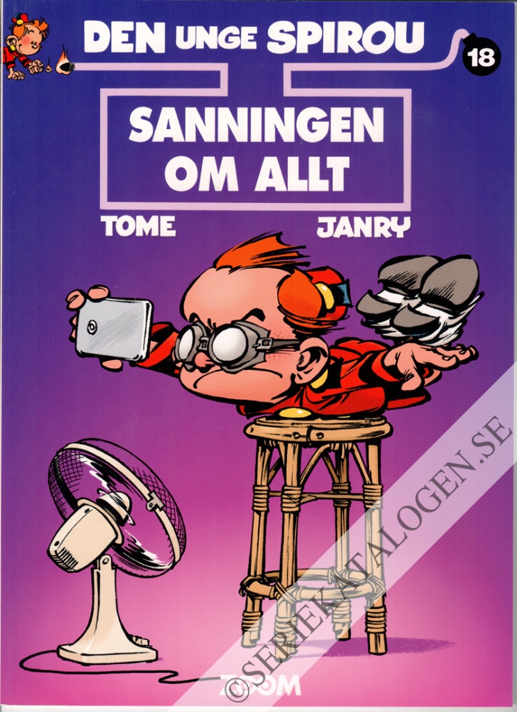 Framsida på Den unge Spirou Sanningen om allt (2019)