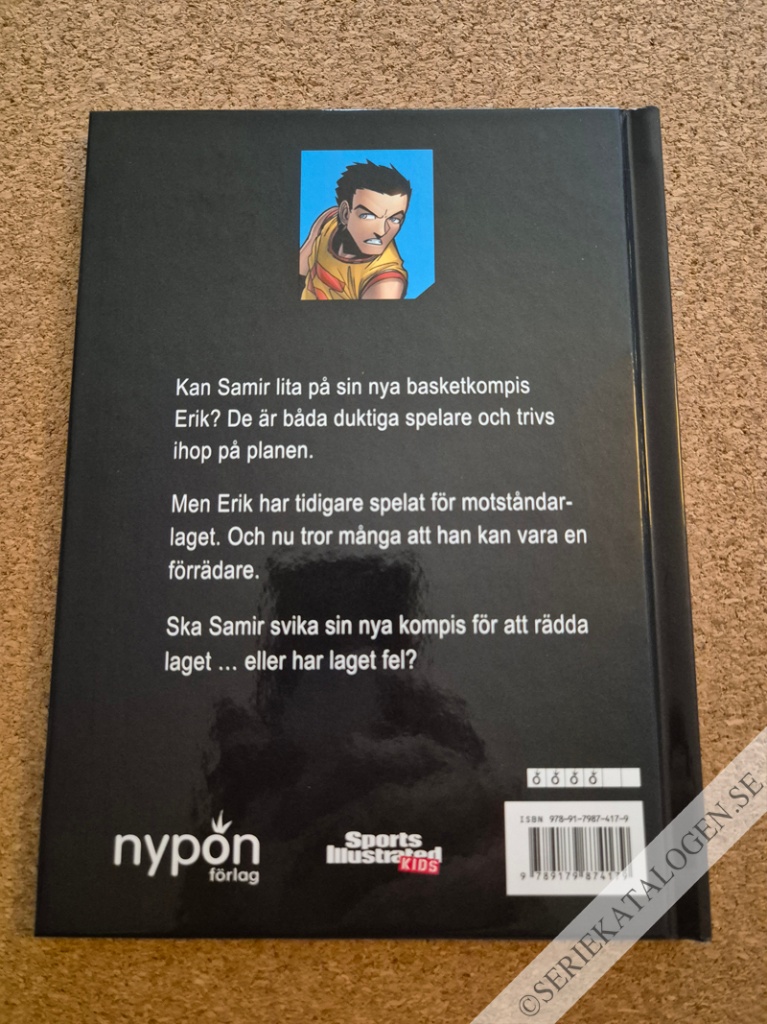 Baksida på Samir och spelet (2021)