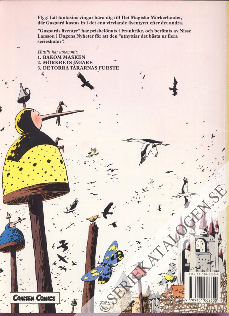 Baksida på De torra tårarnas furste (1991)