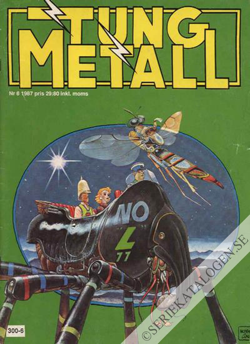 Framsida på Tung metall #6 (1987)
