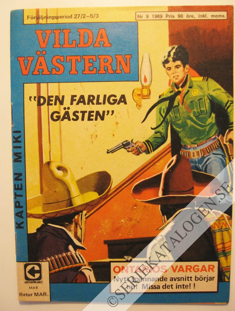 Framsida på Vilda Västern #9 (1969)
