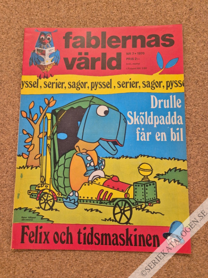 Framsida på Fablernas värld #7 (1970)