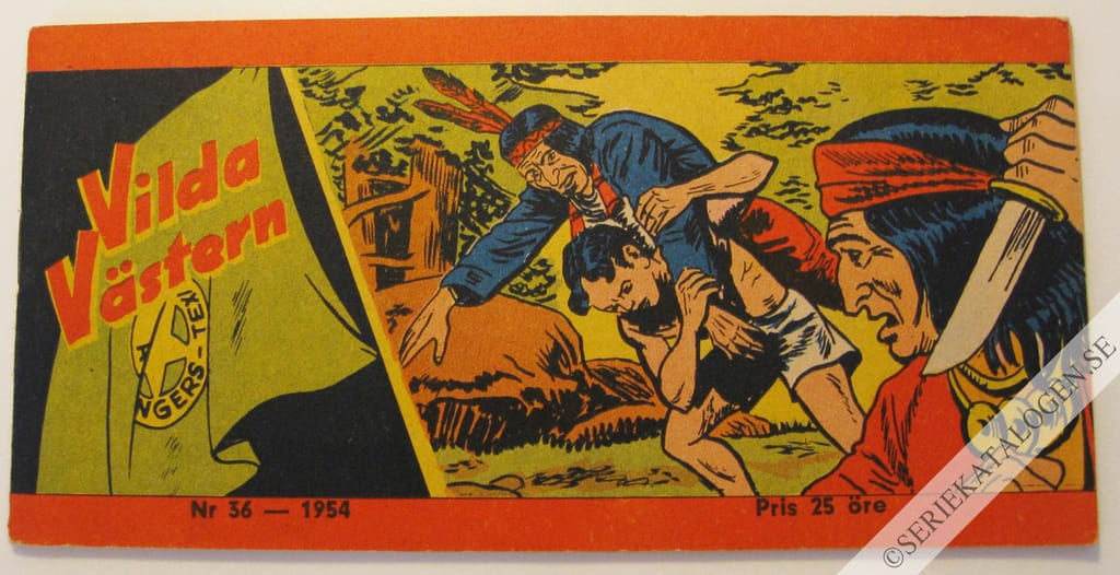 Framsida på Vilda Västern #36 (1954)