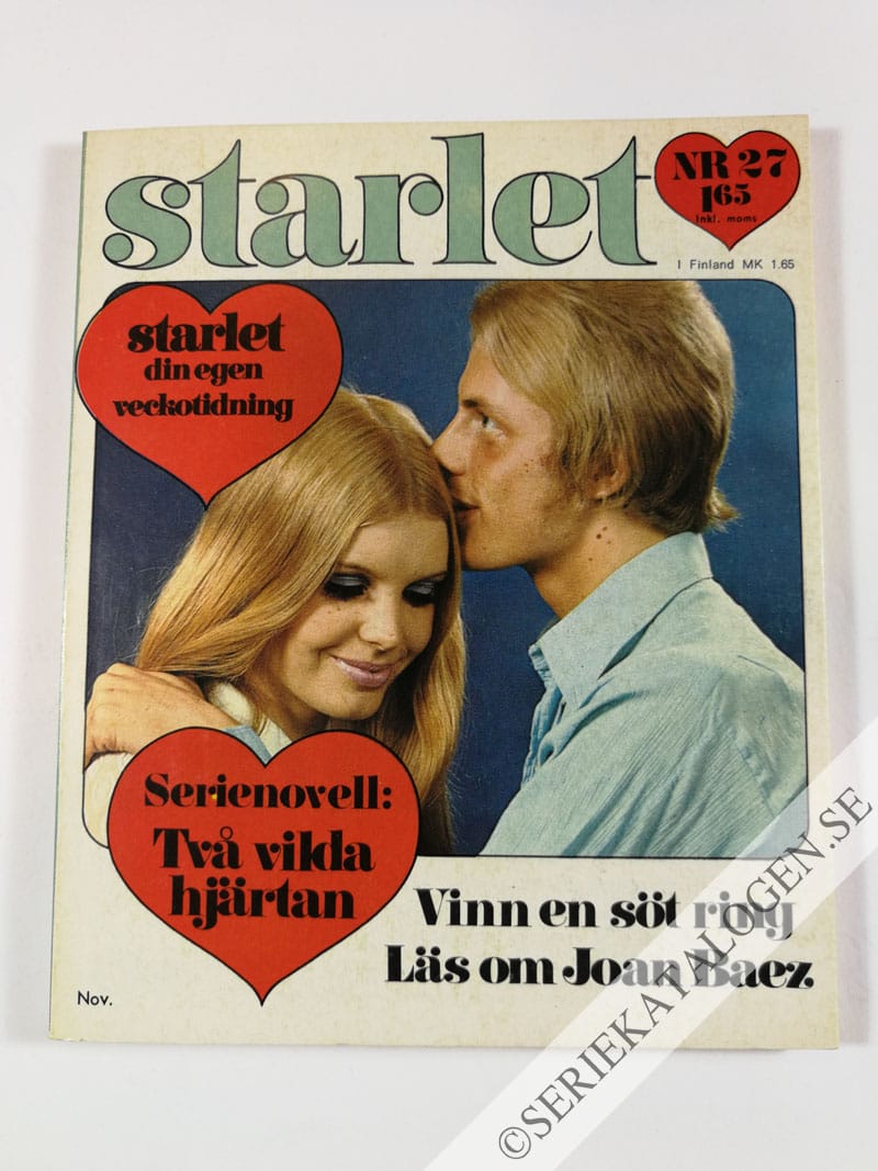 Framsida på Starlet #27 (1970)