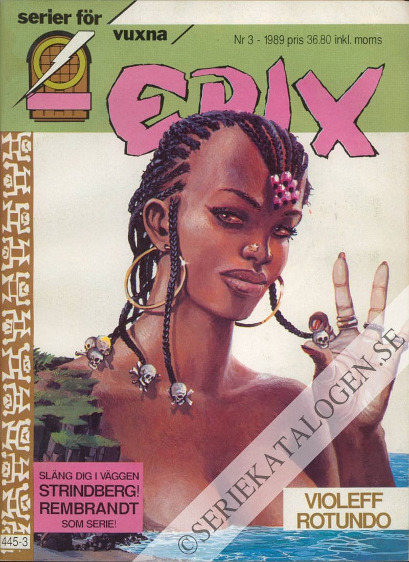 Framsida på Epix #3 (1989)