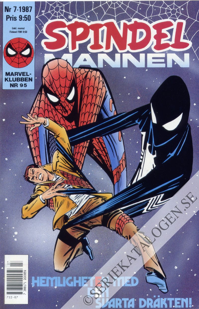 Framsida på Spindelmannen #7 (1987)