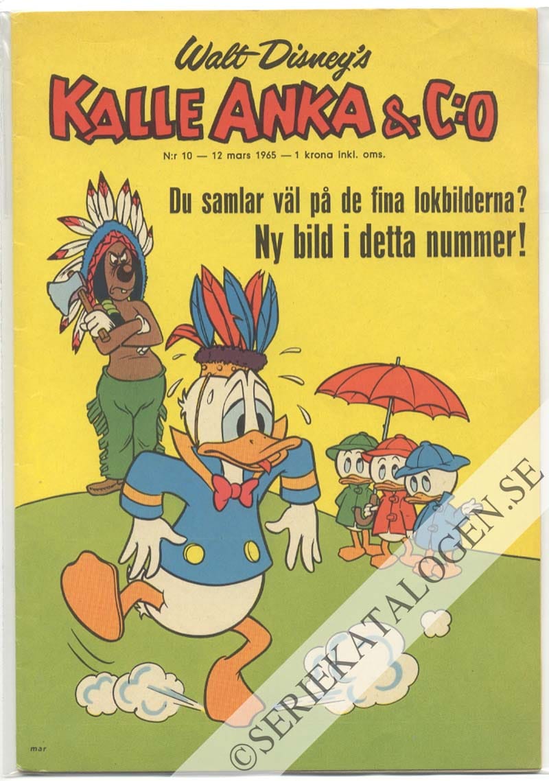 Framsida på Kalle Anka & C:o #10 (1965)