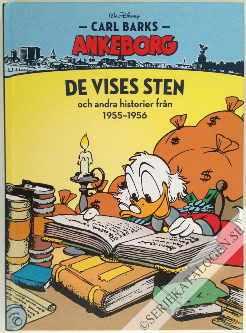 Framsida på Carl Barks Ankeborg De vises sten och anda historier från 1955-1956 (2014)
