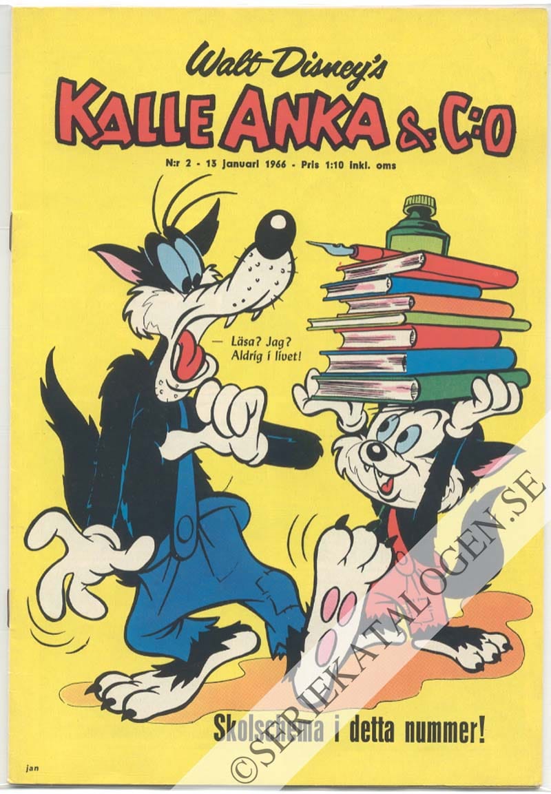 Framsida på Kalle Anka & C:o #2 (1966)