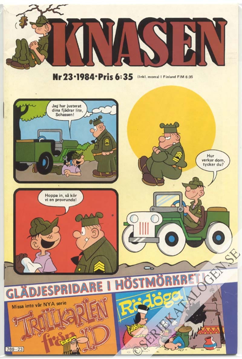 Framsida på Knasen #23 (1984)