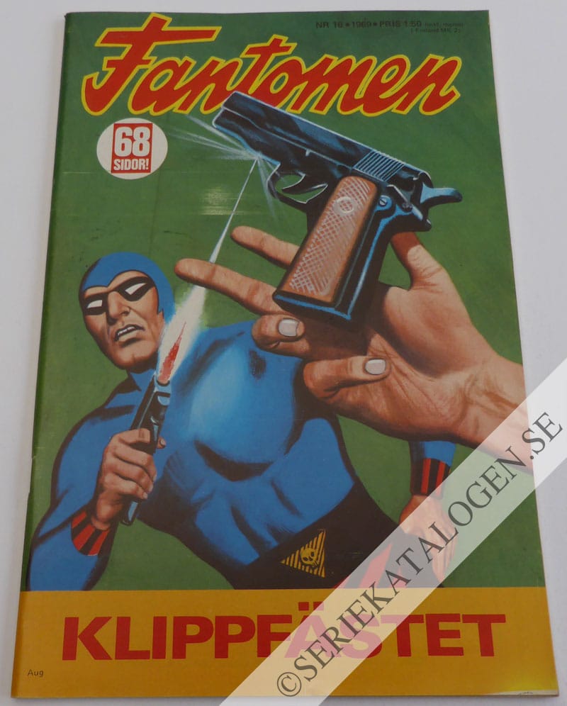 Framsida på Fantomen #16 (1969)