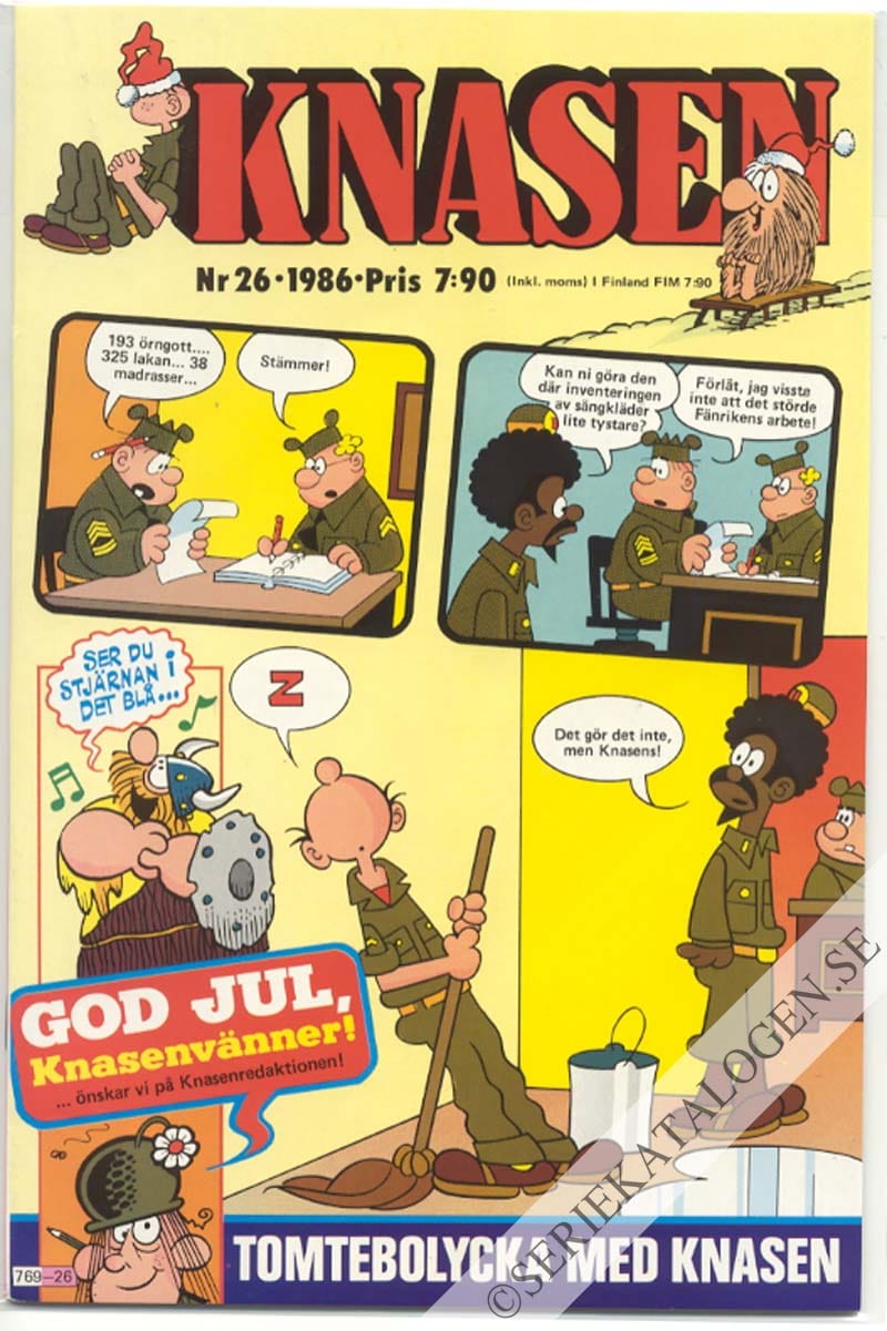 Framsida på Knasen #26 (1986)