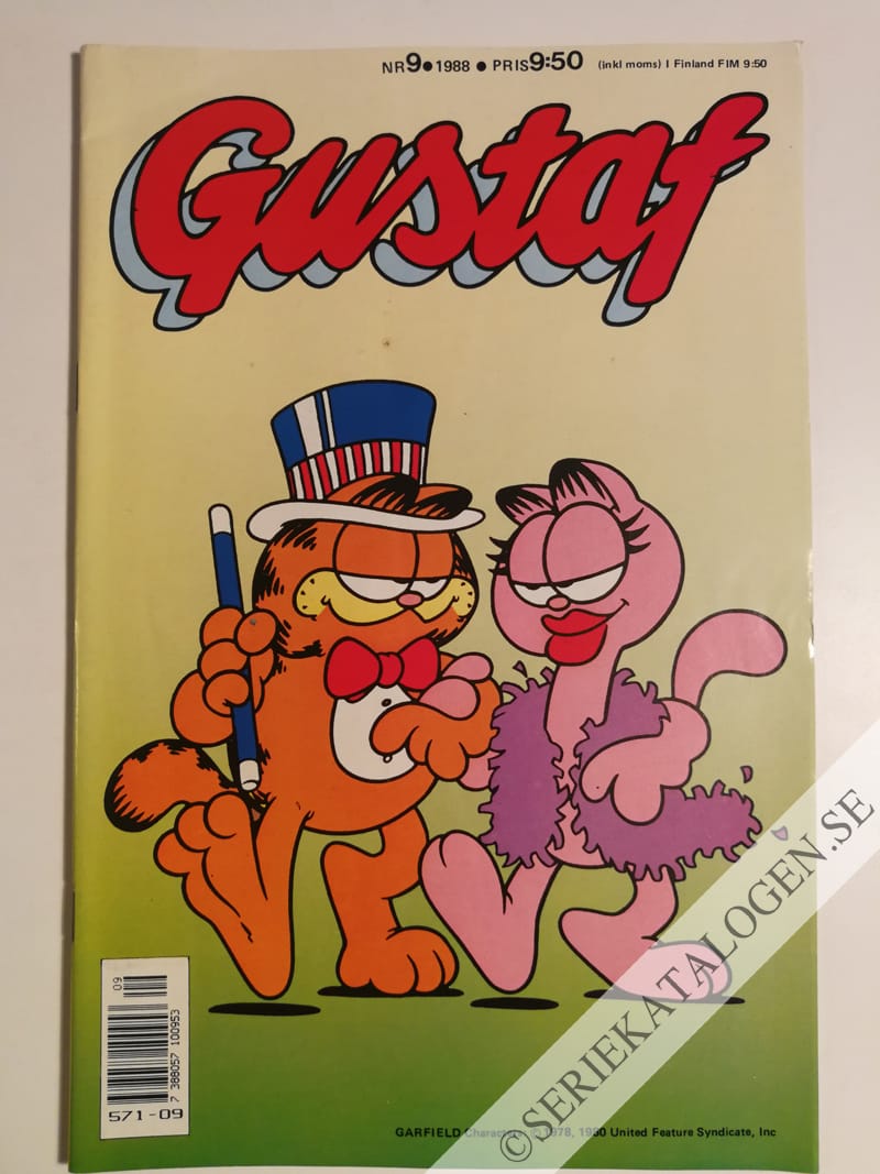 Framsida på Gustaf #9 (1988)