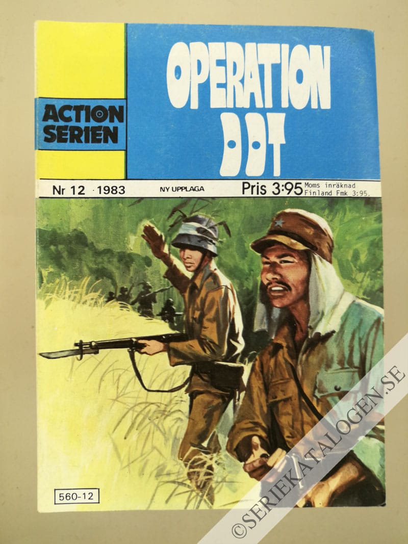 Framsida på Actionserien #12 - Operation DDT (1983)