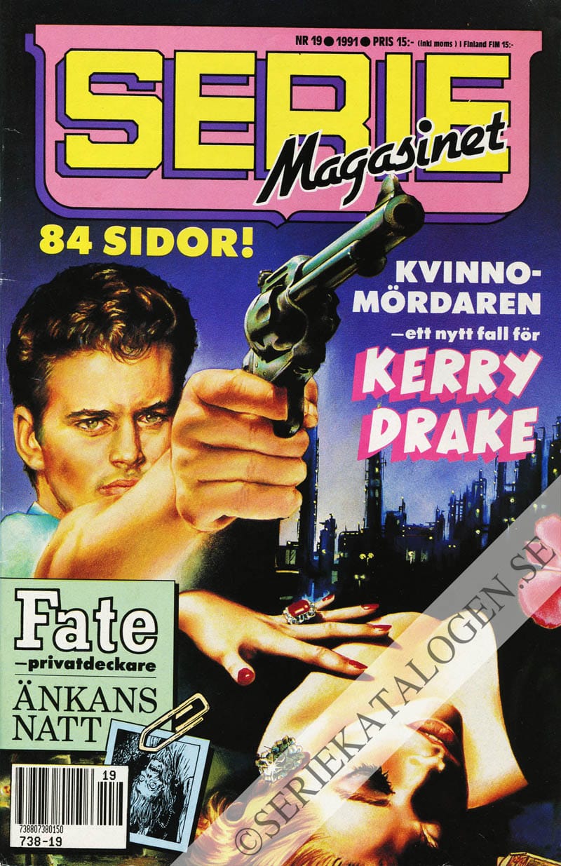 Framsida på Seriemagasinet #19 (1991)